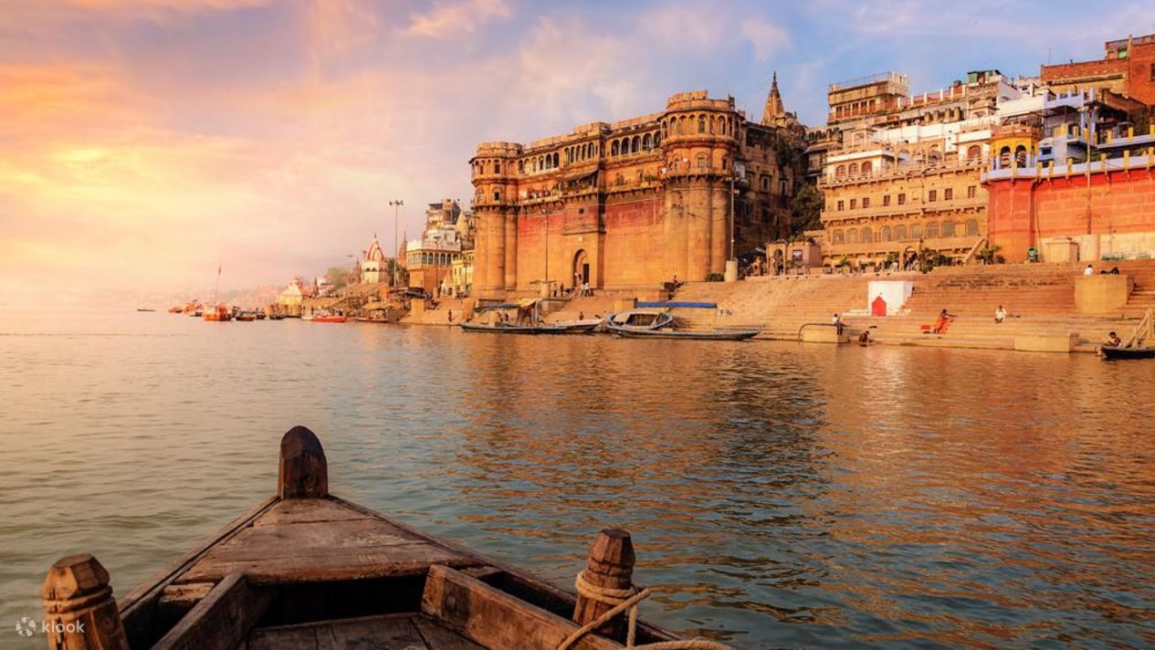 Ganga boat ride from Aadya Palace Varanasi