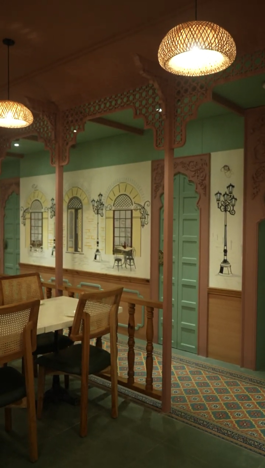 Panchforan — Roof Top dining at Aadya Palace, Varanasi