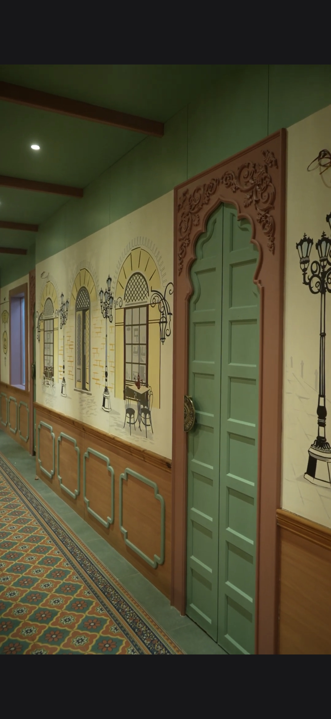Panchforan — Roof Top dining at Aadya Palace, Varanasi
